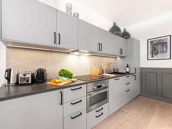 Cuisine équipée dans la suite – autonomie client