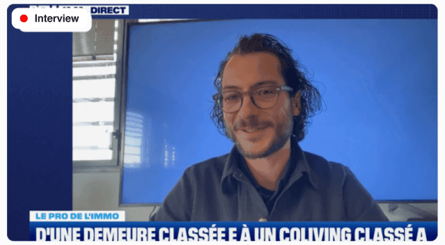 Welcome et la rénovation urbaine sur BFM Business