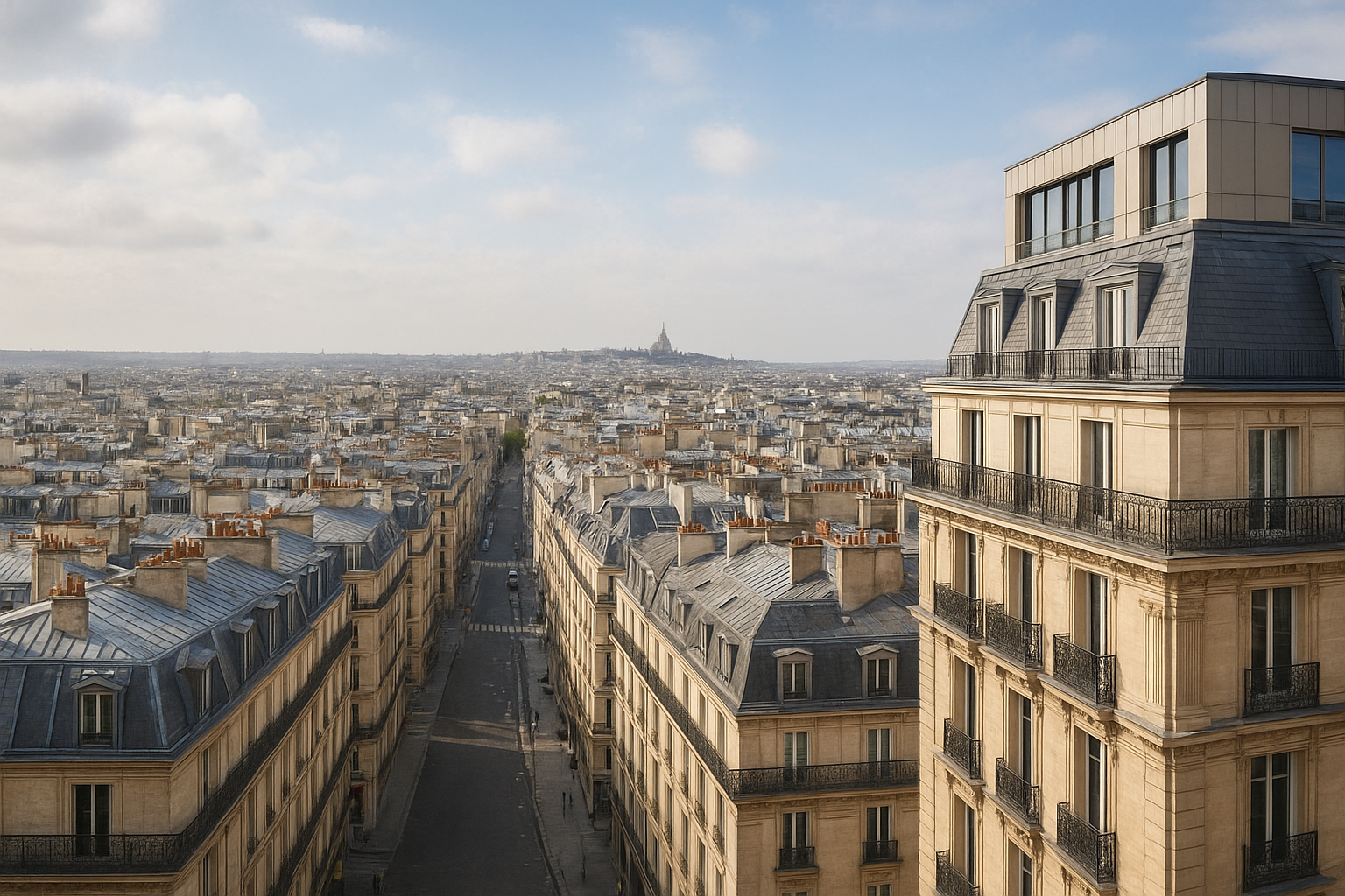Photographie illustrant le projet d'investissement immobilier Pyrénées Paris 20 - .